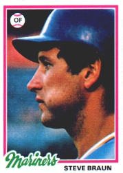 1978 Topps Baseball Cards      422     Steve Braun